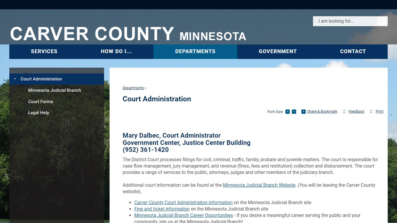 Court Administration | Carver County, MN